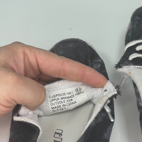 Women’s Gypsy Jazz Shoes Marbled Black & White size 8.5 - Picture 5 of 7